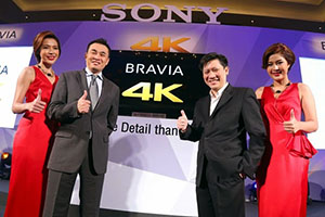 Pretty บริษัท โซนี่ ไทย จำกัด ได้จัดงานแถลงข่าวเปิดตัว TV BRAVIA 4K